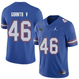 Men's Florida Gators #46 Harry Gornto V NCAA Jordan Brand Royal Authentic Stitched College Football Jersey ZQP3162IB